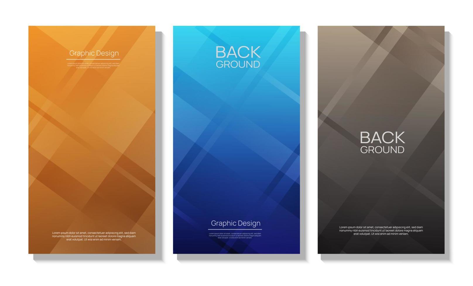 cover design, abstract tricolor background vector