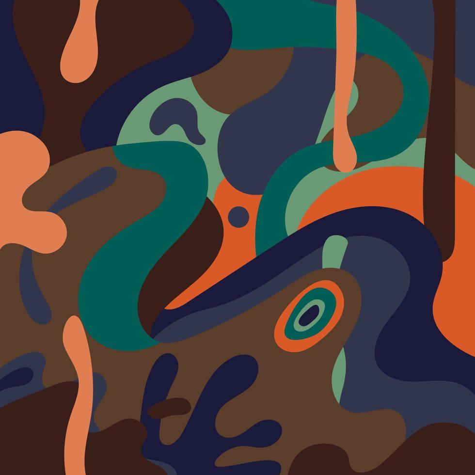 Colorful Fluid Liquid Pattern Abstract Background vector