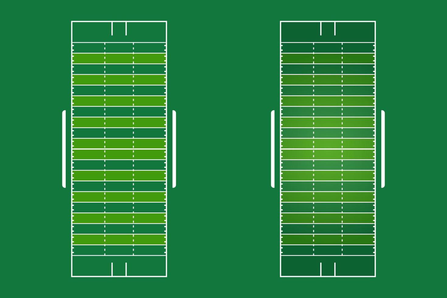 American football court flat design, football field graphic illustration, Vector of American football court and layout.