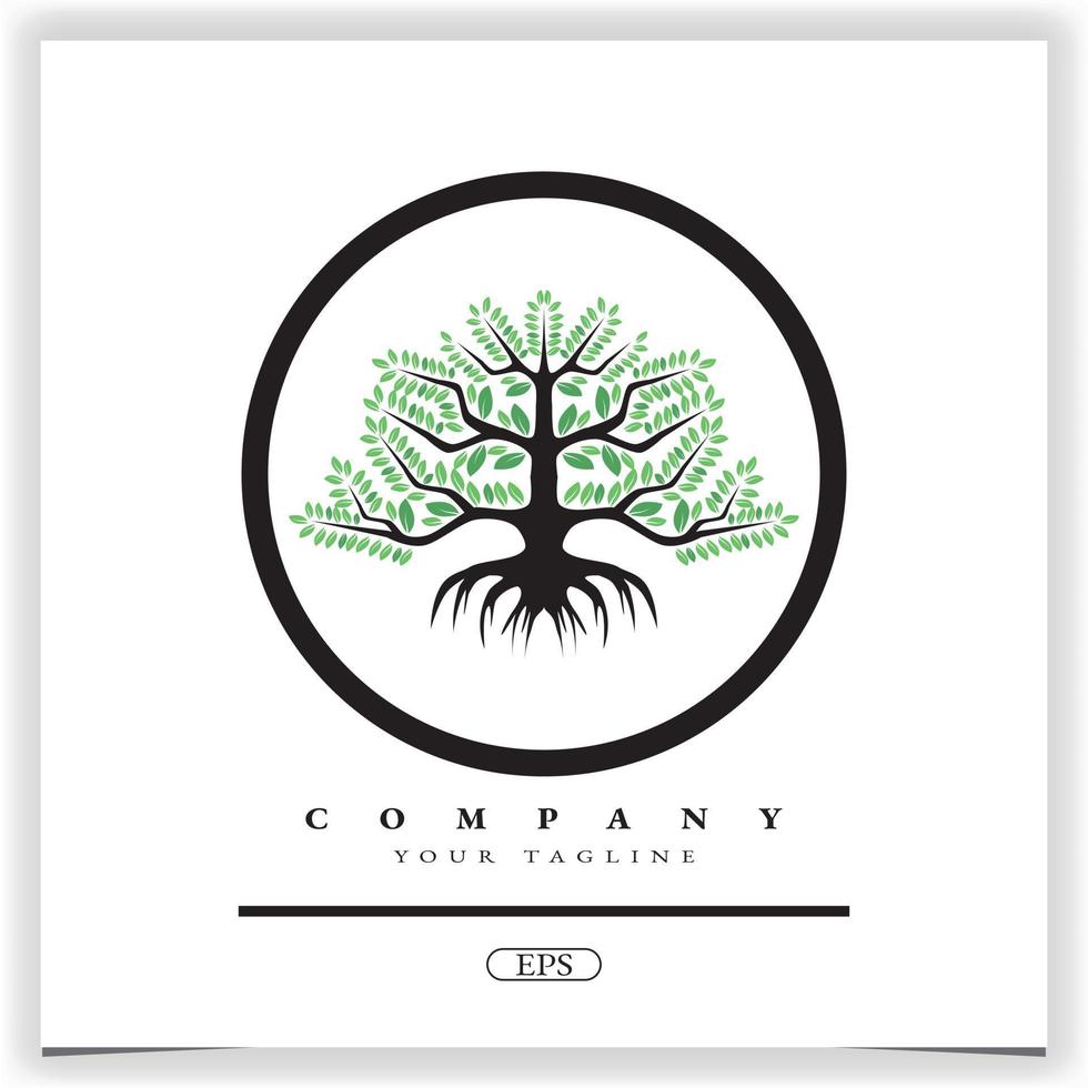 tree logo premium elegant template vector eps 10