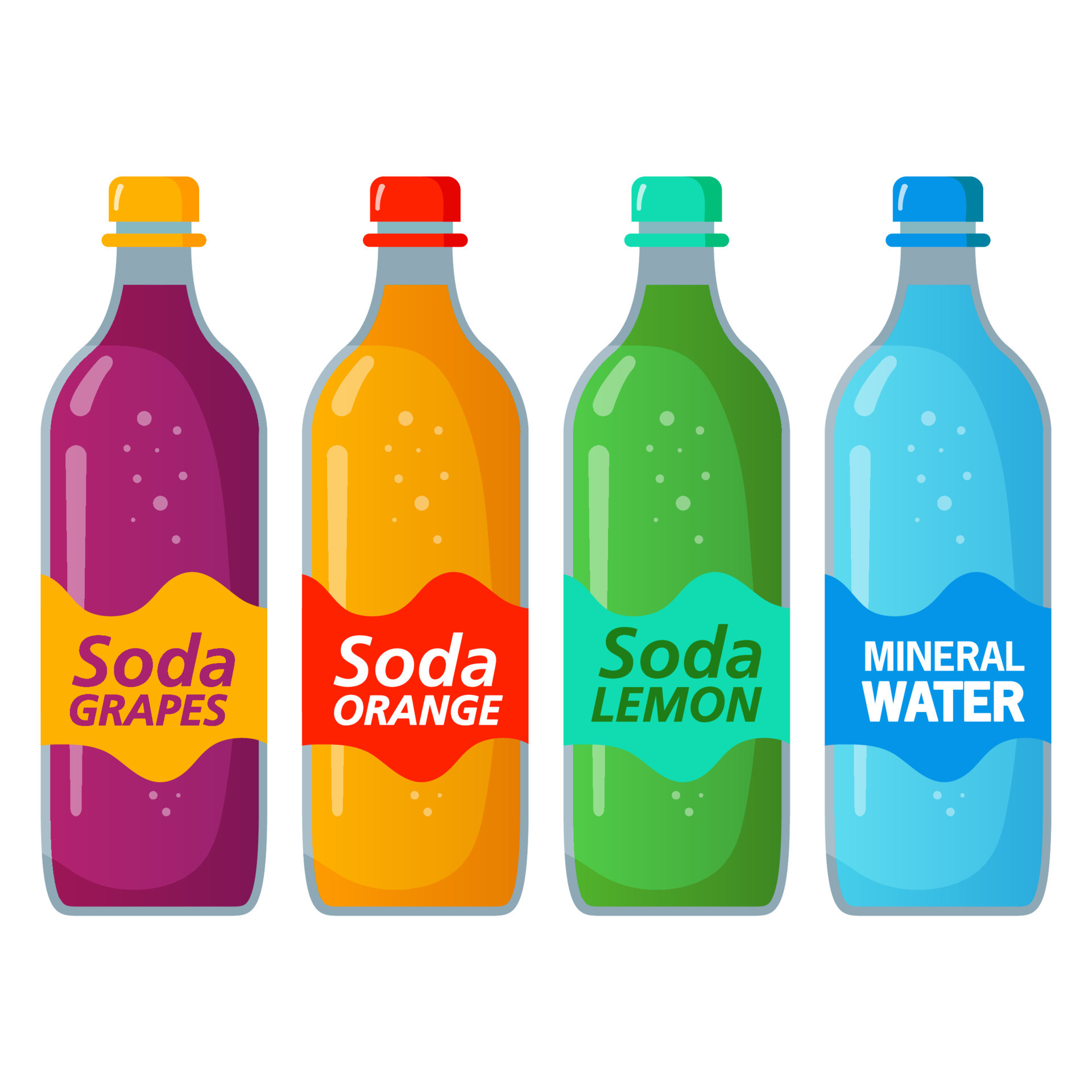 Sweet Sparkling Water Soda Beverage Soft Orange And Lemon mineral And sweet-sparkling-water-soda-beverage-soft-orange-and-lemon-mineral-and