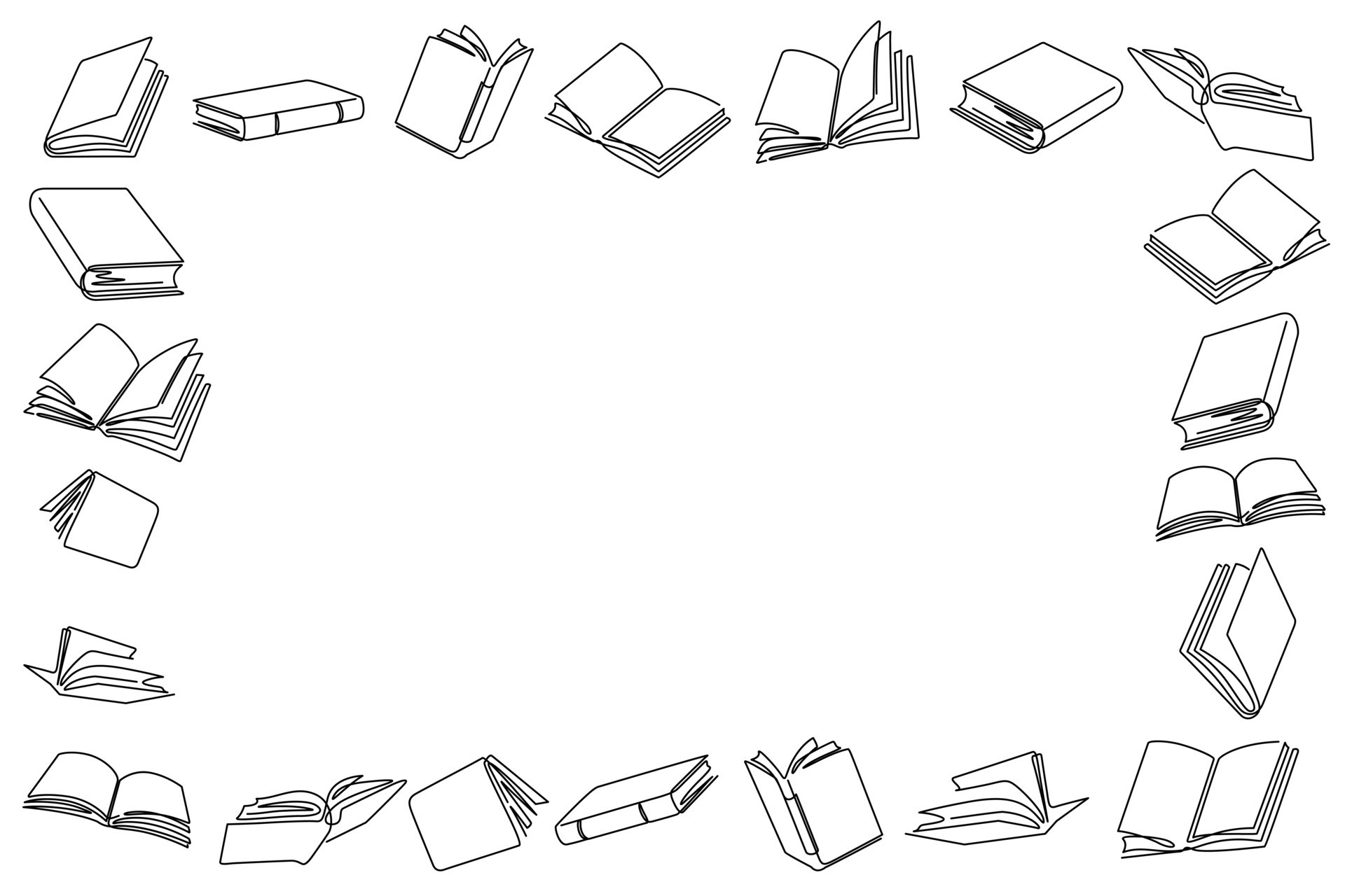 Frame books