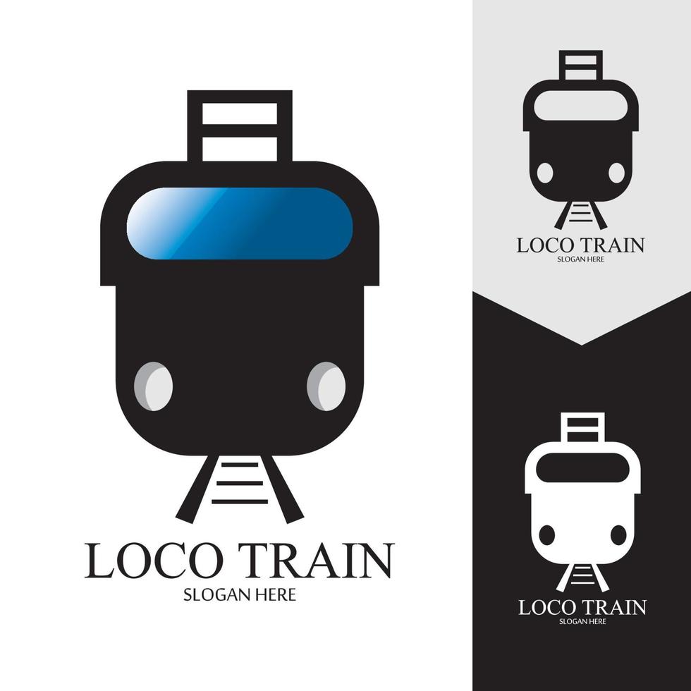 Train icon vector background