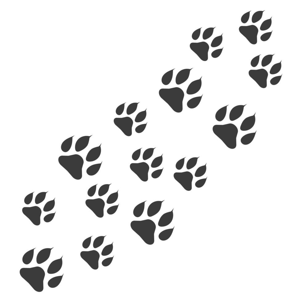 Paw Logo design vector illustration design template 8098853 Vector Art ...