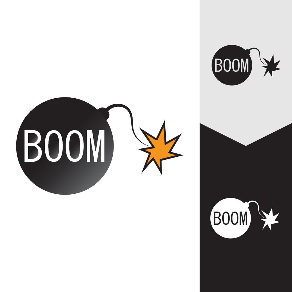 Boom Icon vector background