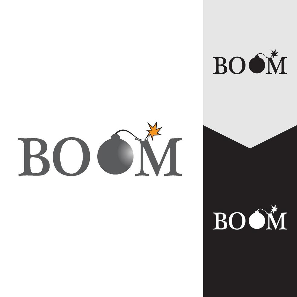 Boom Icon vector background