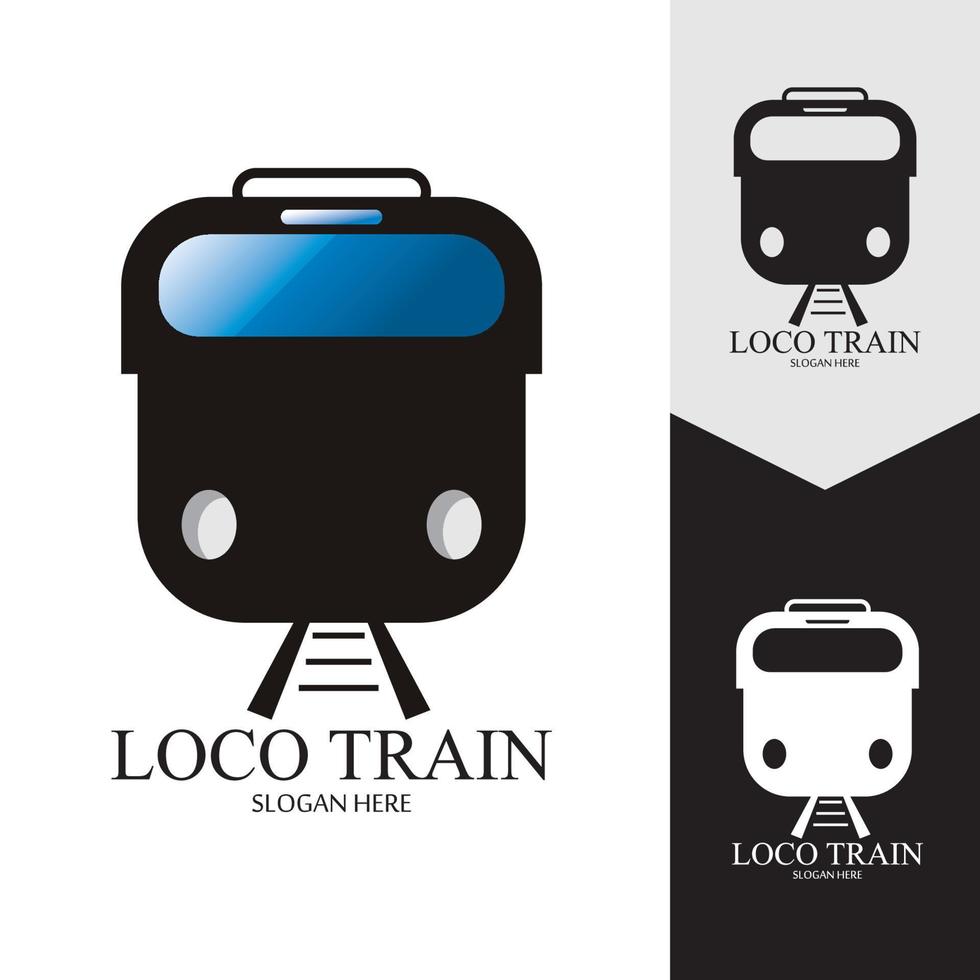 Train icon vector background