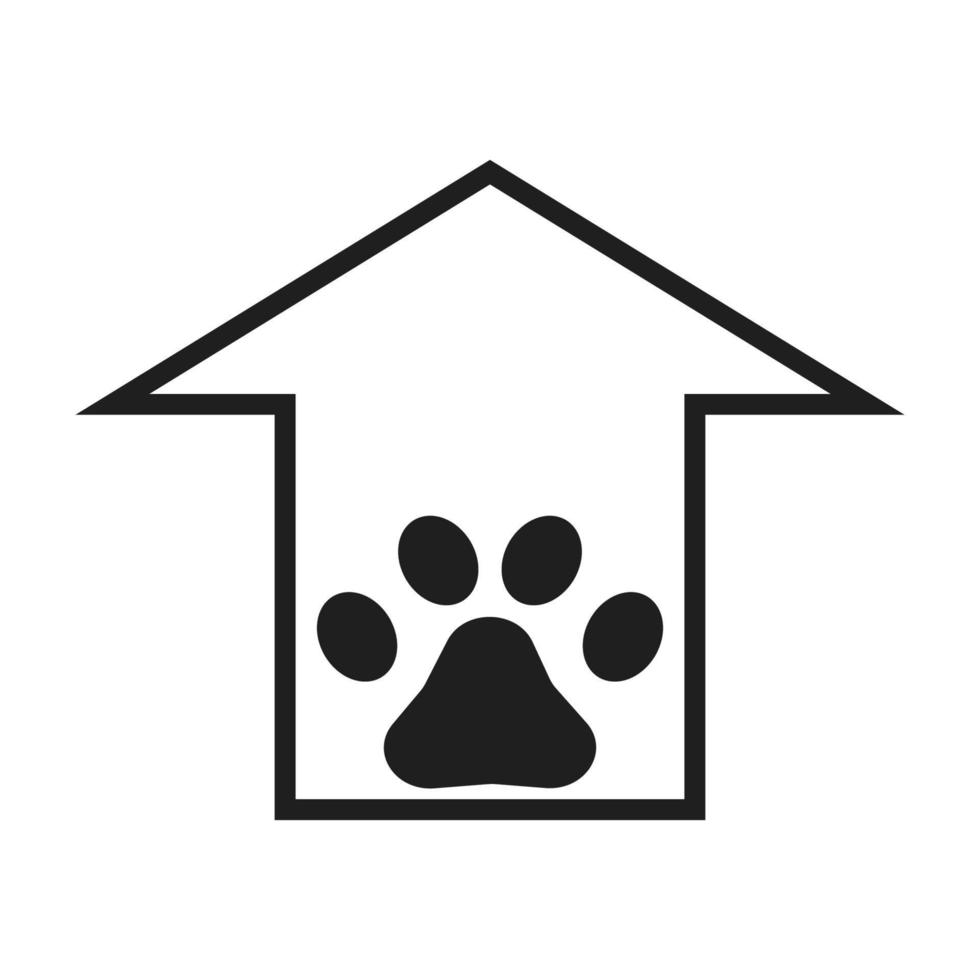 Dog House Logo design vector illustration design template