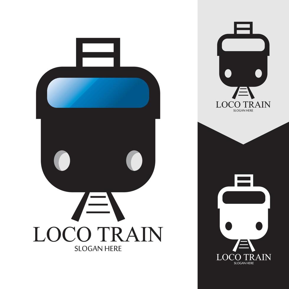 Train icon vector background