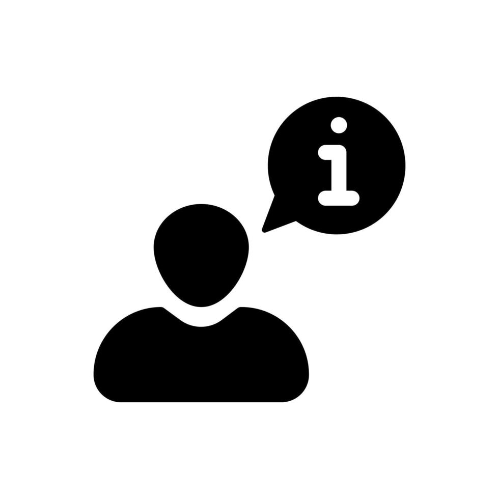 customer service, information helpdesk icon vector