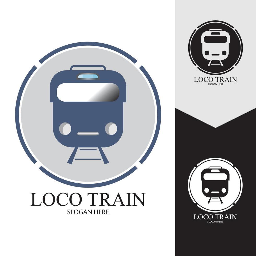 Train icon vector background