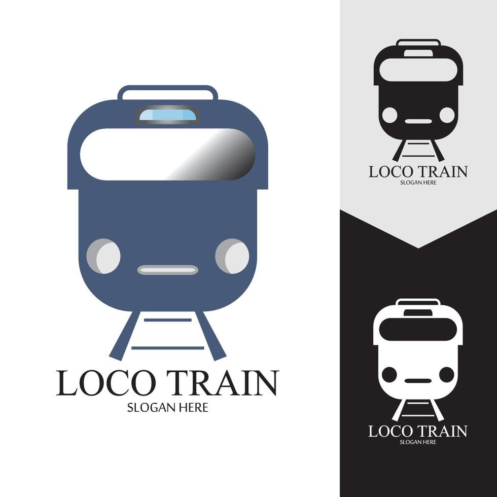 Train icon vector background