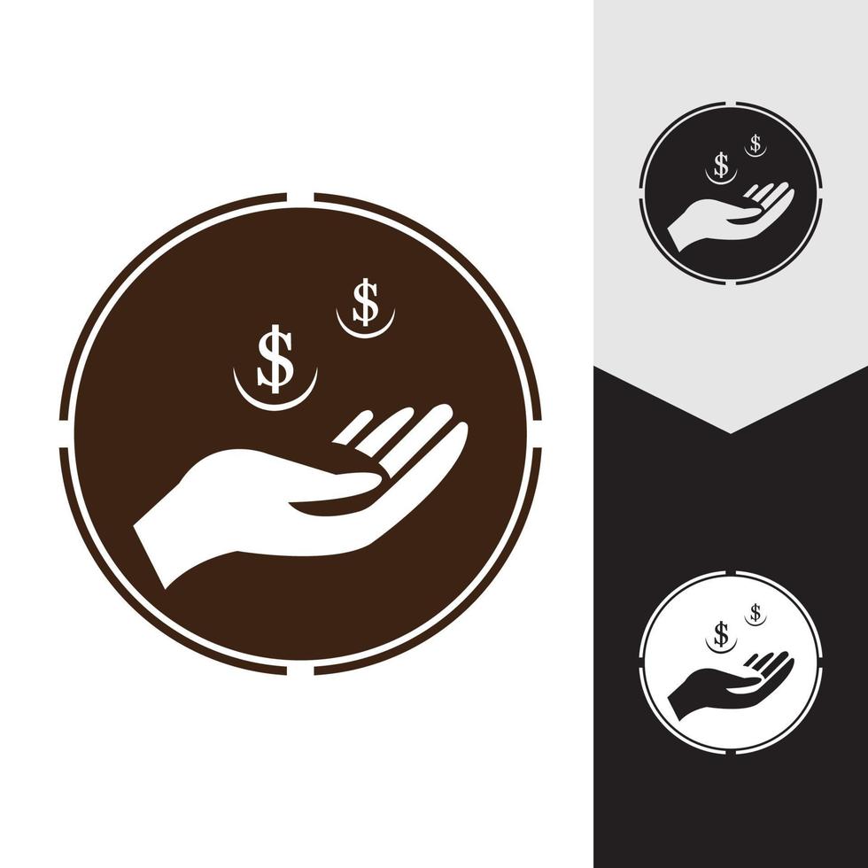 Save money vector icon background