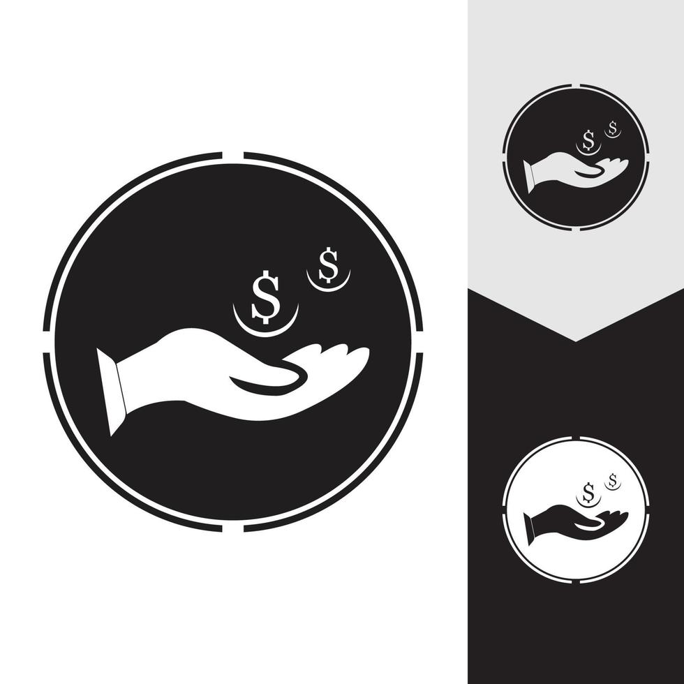 Save money vector icon background