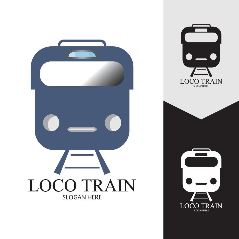 Train icon vector background