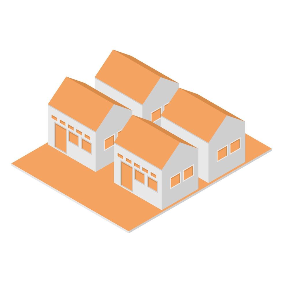 Illustration of home isometric vector