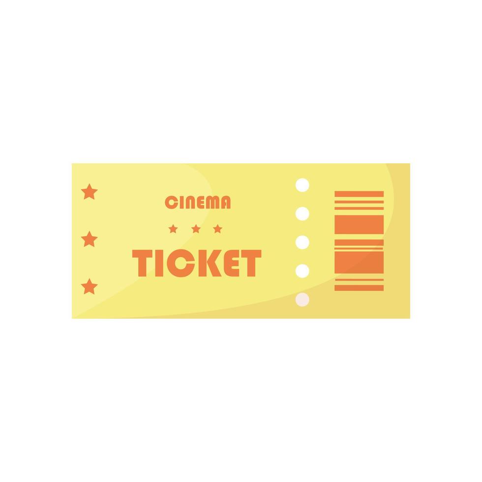 cinema ticket vector