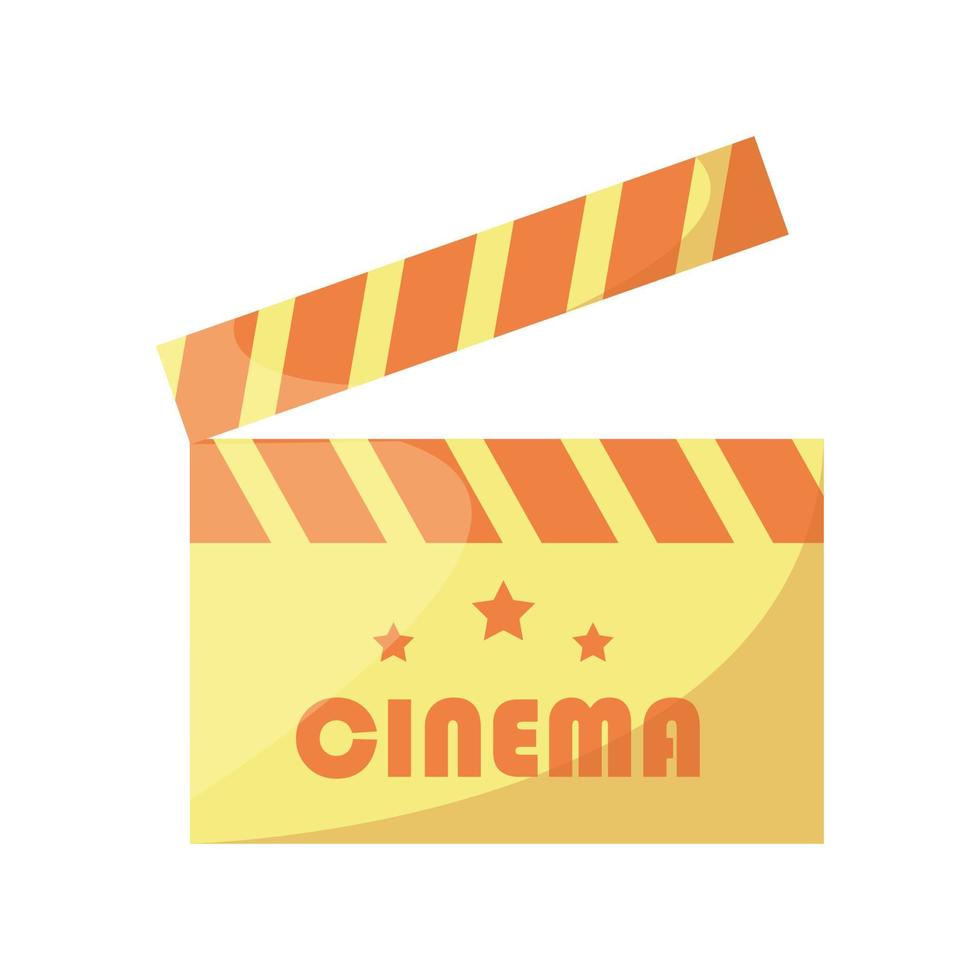 movie clapperboard vector