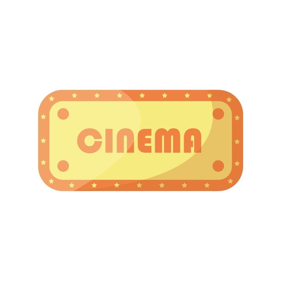 cinema sign vector