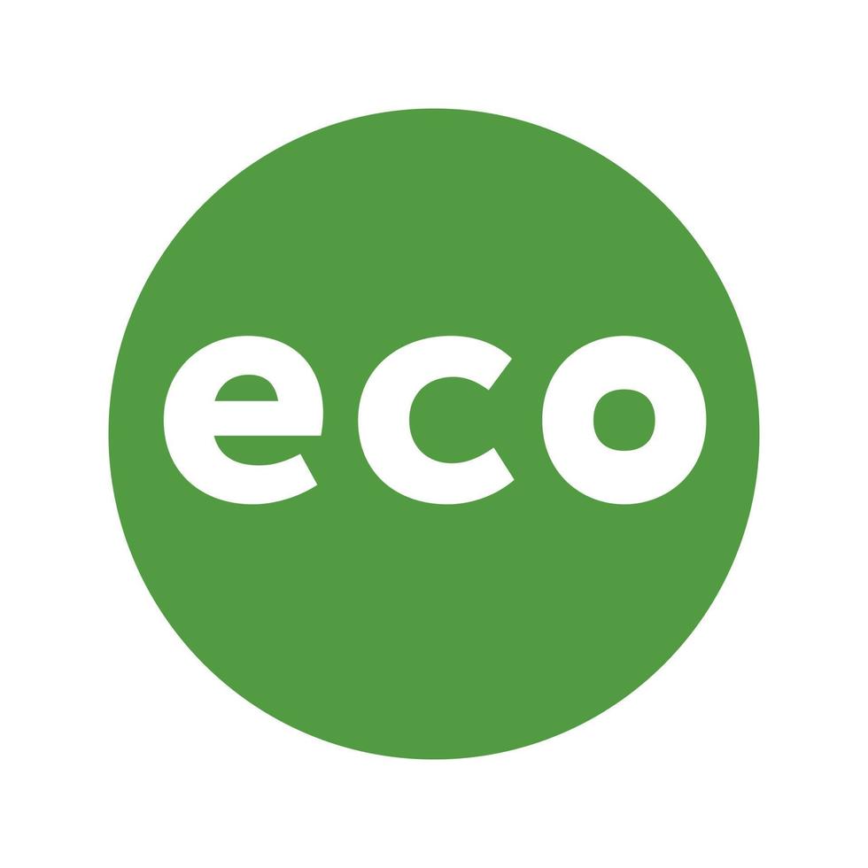 Eco icon Zero emission vehicle Battery charging station sign vector