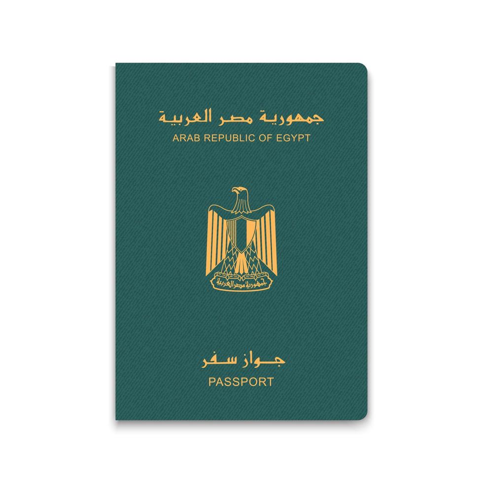 Realistic 3d Passport vector