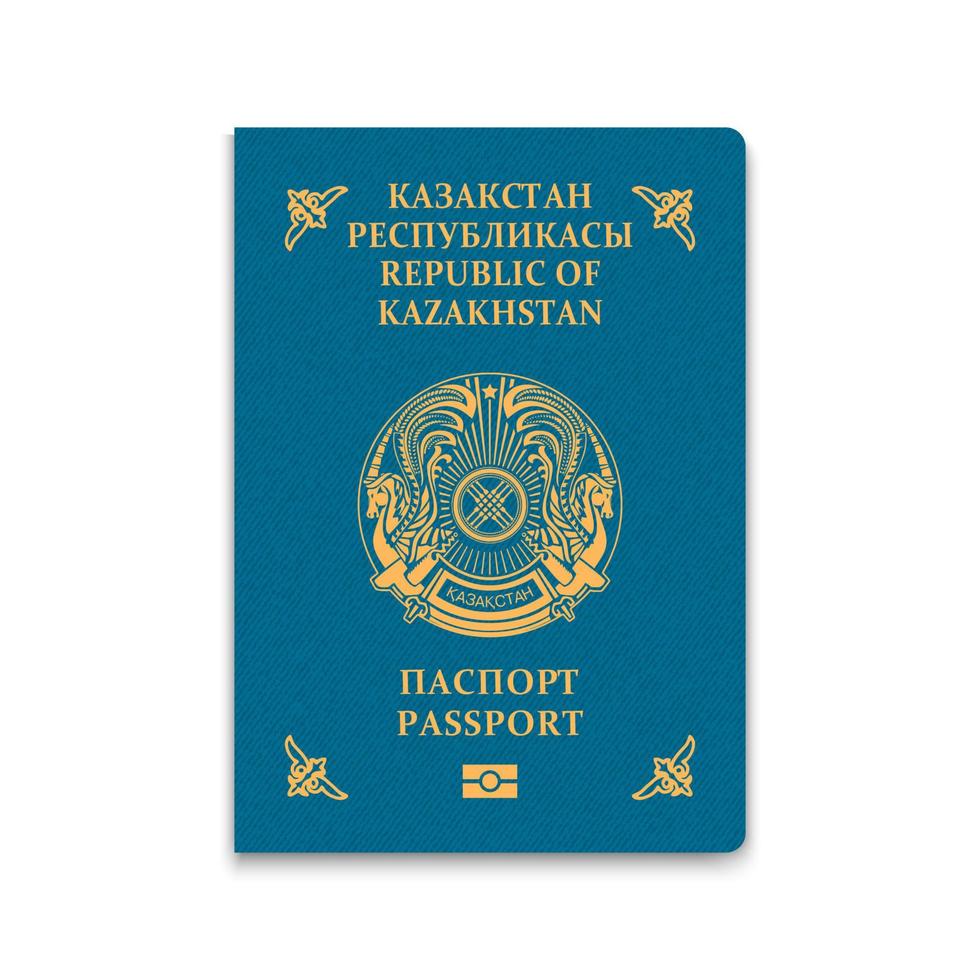 Realistic 3d Passport vector
