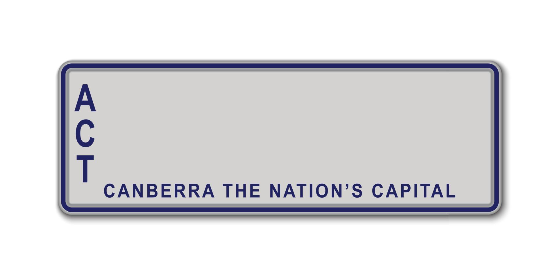 Car number plate vector