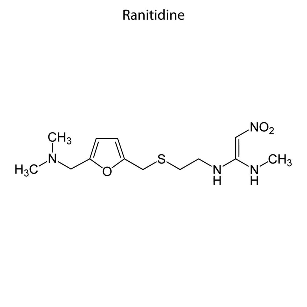 Skeletal formula of Chemical element vector