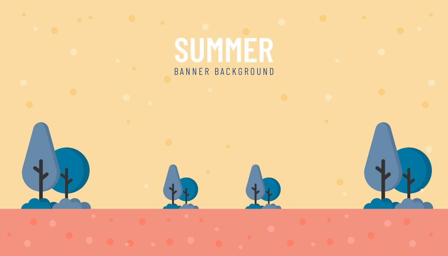 Illustration vector graphic of summer background. Good for banner, poster, flyer, etc.