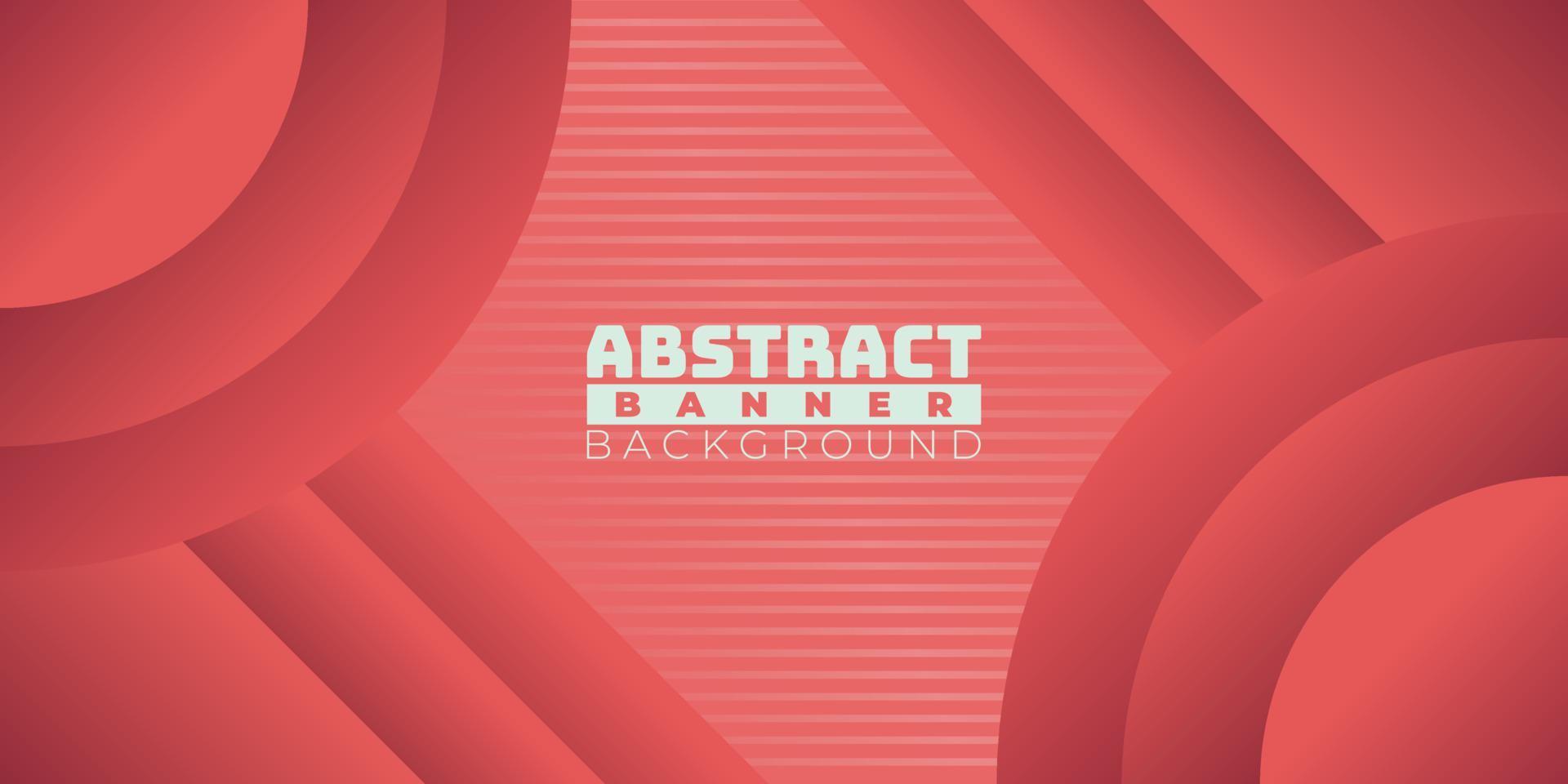 abstract banner background with red color, good for banner, flyer etc. vector illustration
