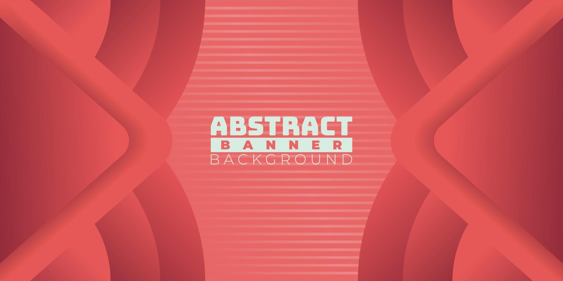 abstract banner background with red color, good for banner, flyer etc. vector illustration