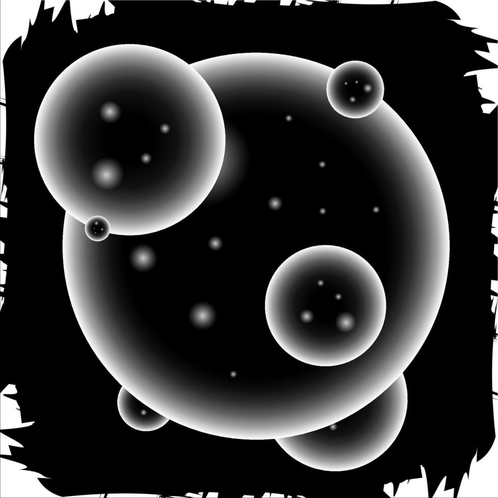 Vector objects illustration bubble science