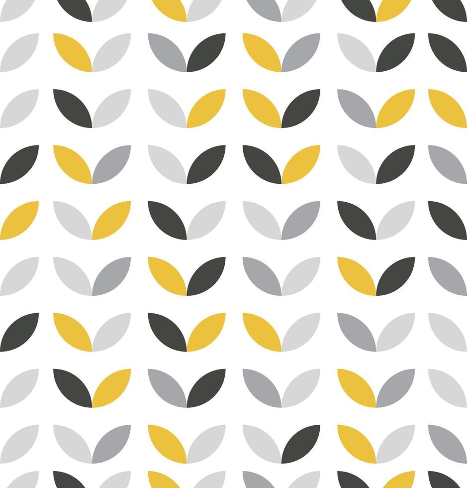 Abstract geometric  seamless retro pattern vector