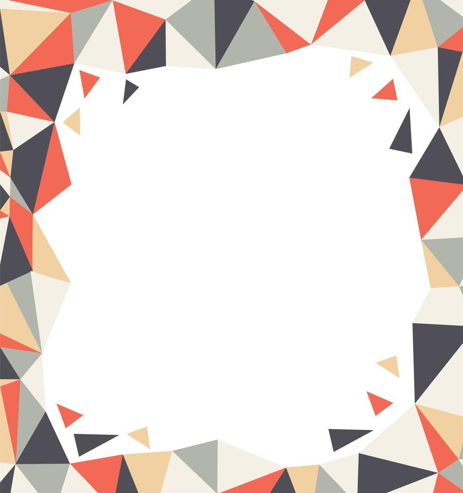 Polygon triangles  background Abstract copy space vector