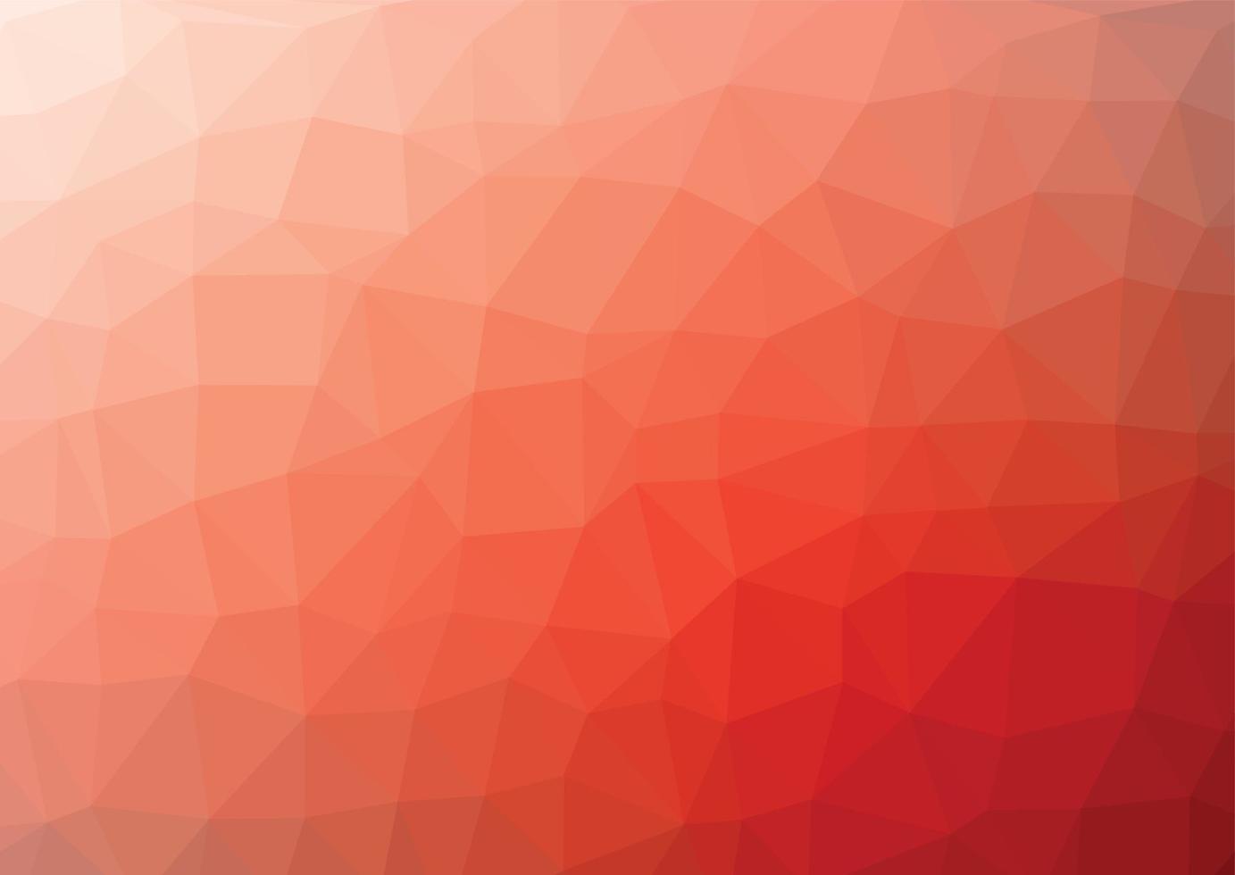 Abstract Polygon red background vector
