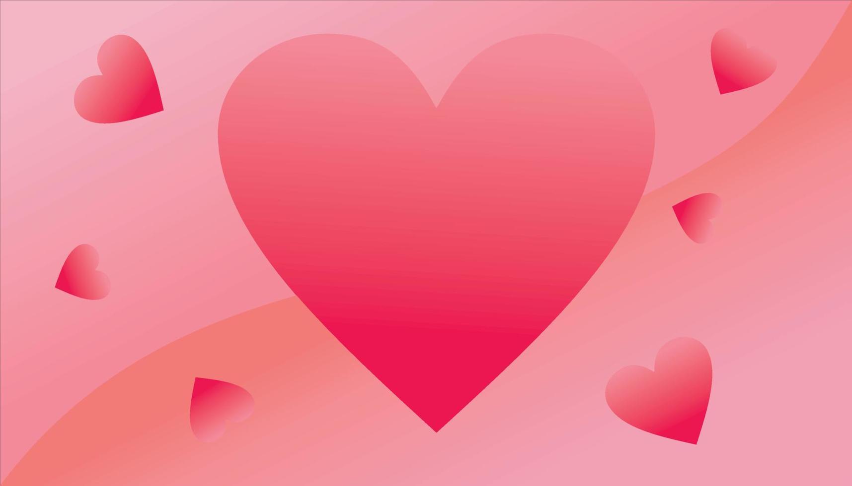 heart background for love's day vector