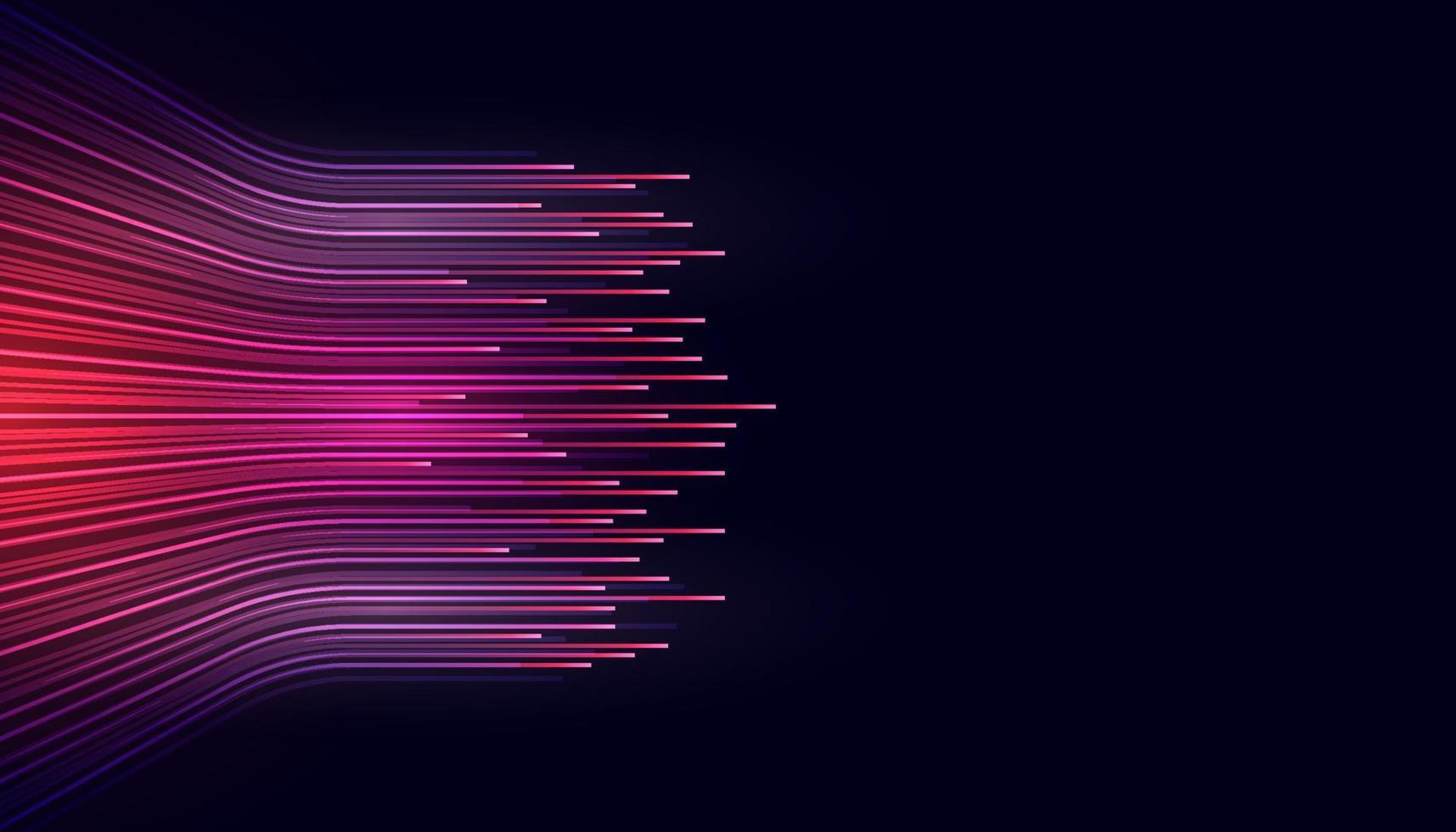 Modern abstract high-speed lines movement. Dynamic motion light trails on dark  background. Futuristic, technology pattern for banner or poster design.  8100981 Vector Art at Vecteezy