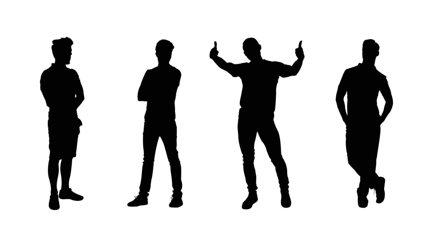 Person man Silhouette vector