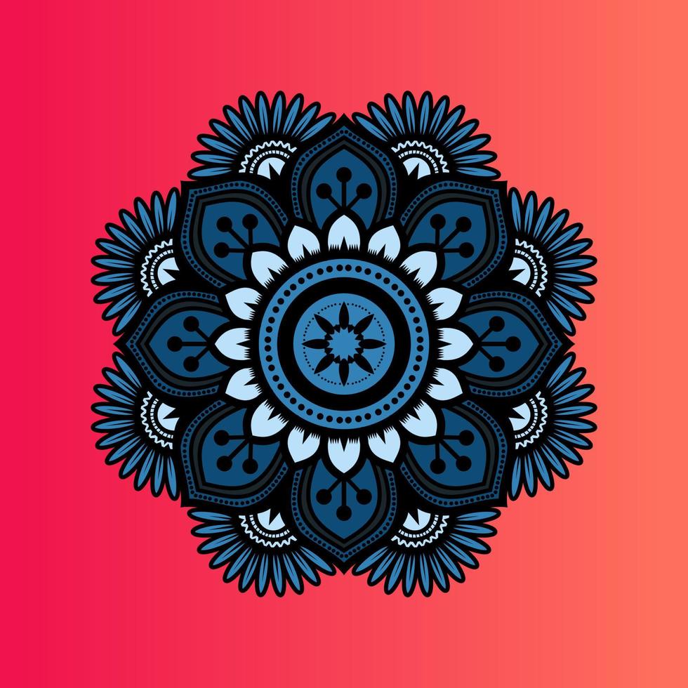mandala vector illustration. Vector hand drawn circular decorative element. for background object, flyer object, element object