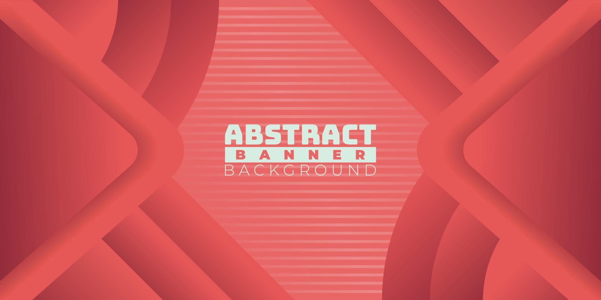 abstract banner background with red color, good for banner, flyer etc. vector illustration