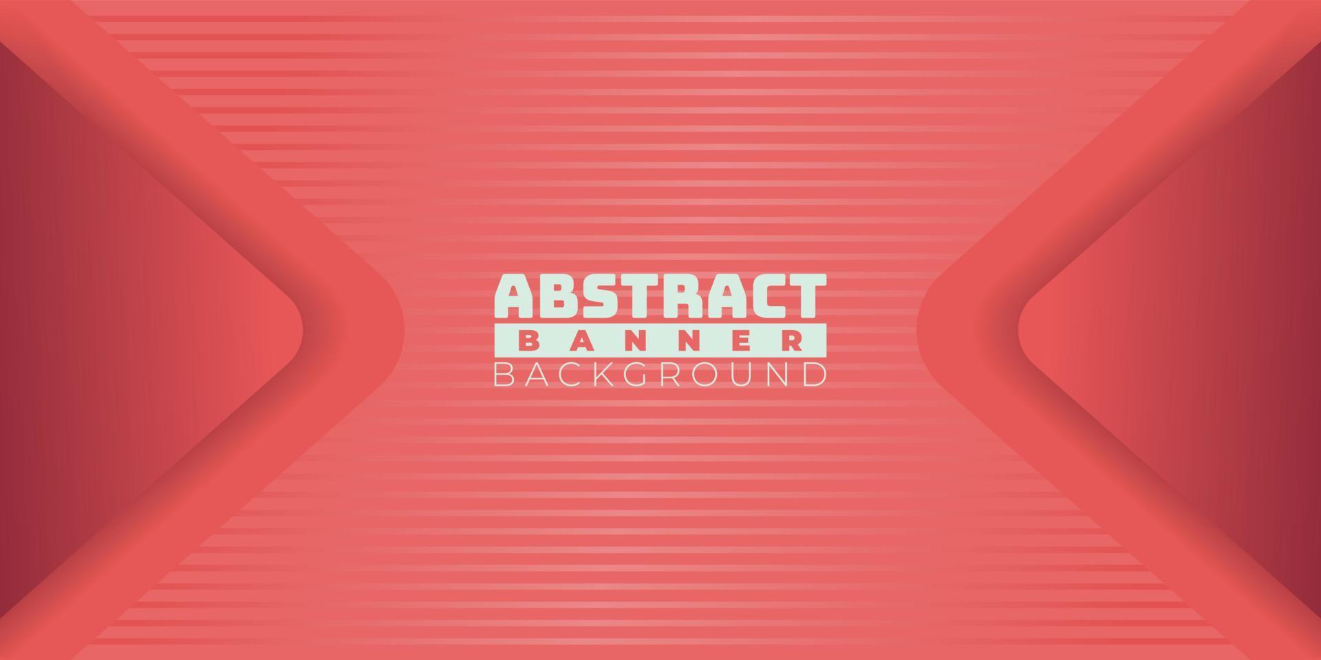 abstract banner background with red color, good for banner, flyer etc. vector illustration