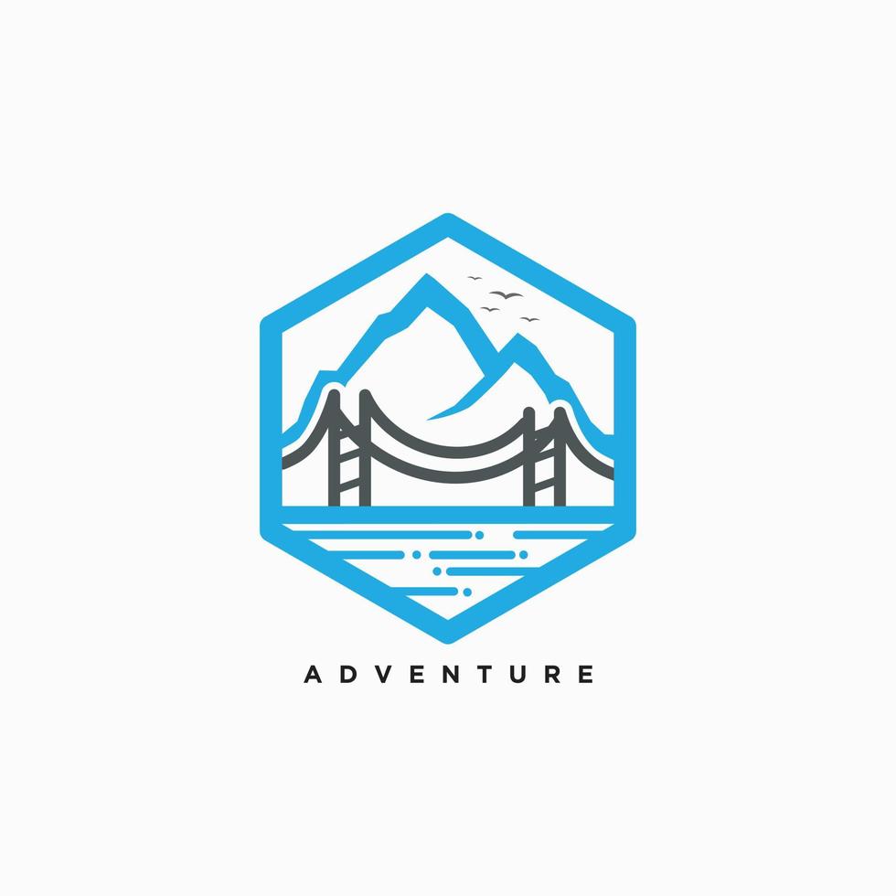 Adventure logo vector design template