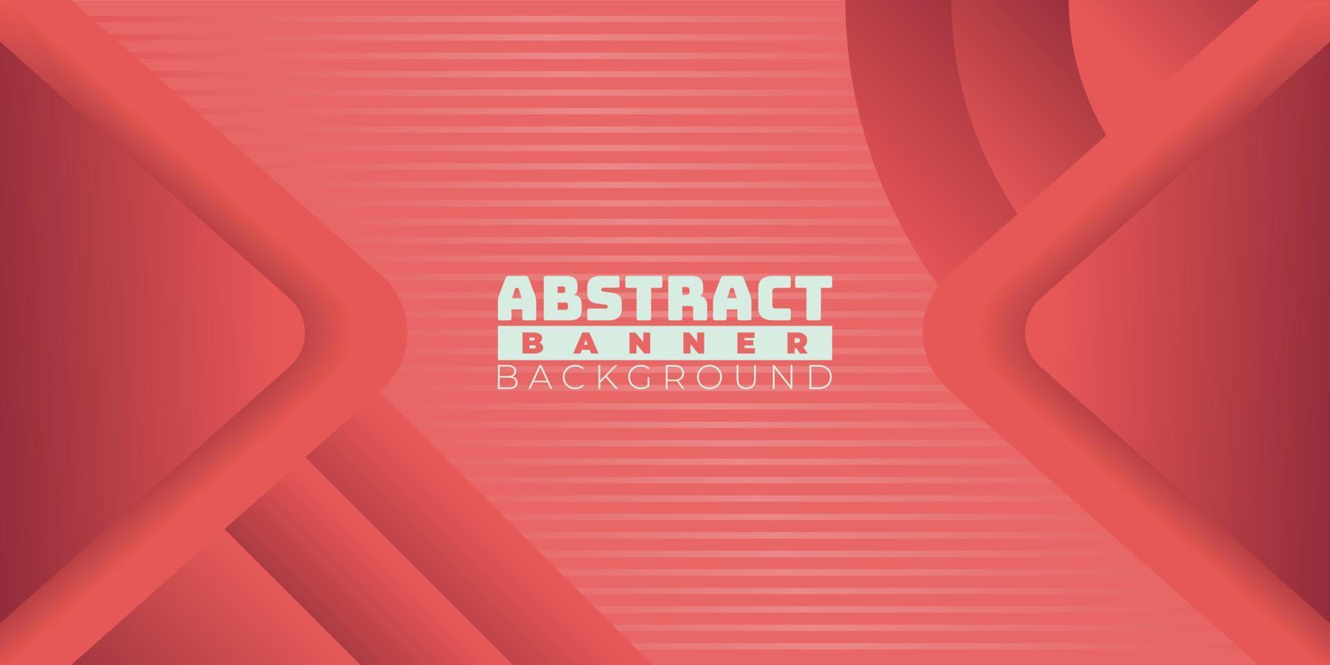 abstract banner background with red color, good for banner, flyer etc. vector illustration