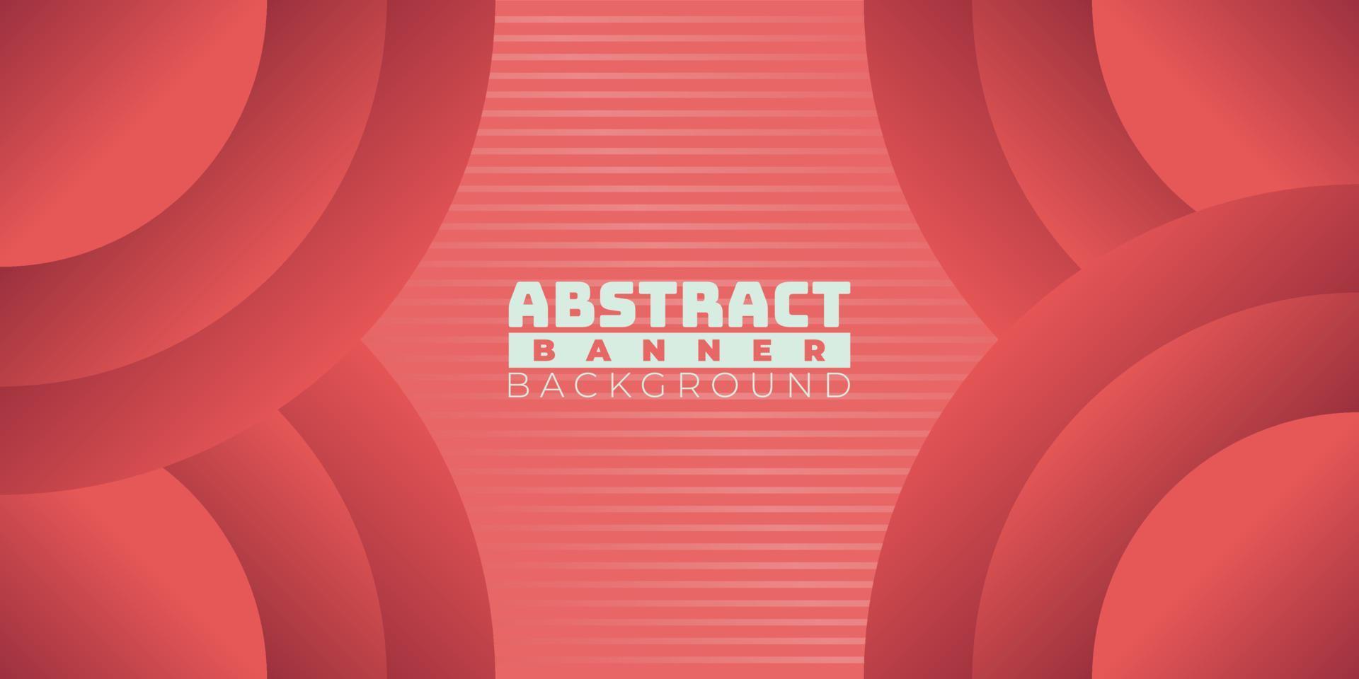 abstract banner background with red color, good for banner, flyer etc. vector illustration