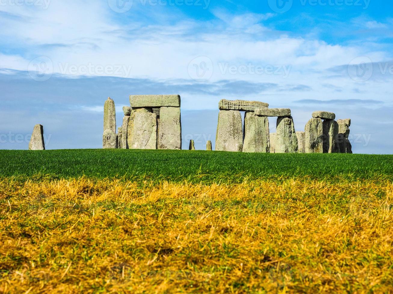 HDR Stonehenge monument in Amesbury photo