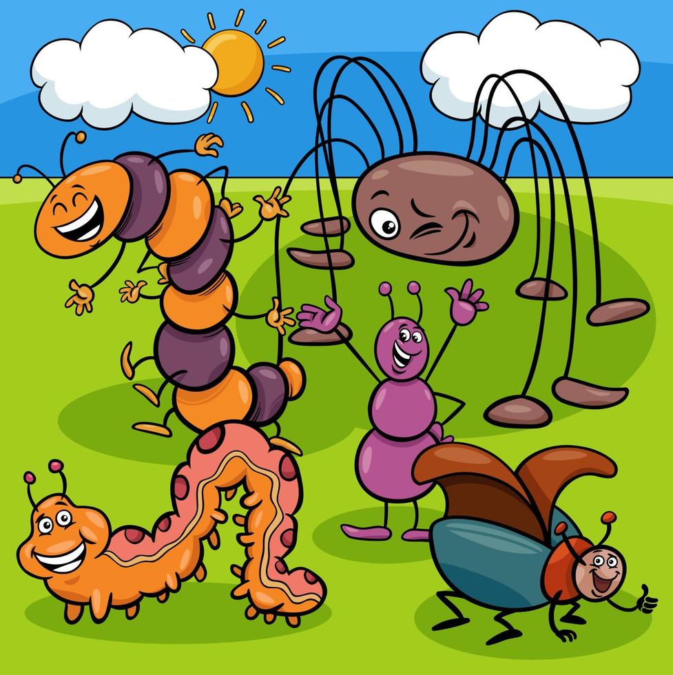 funny cartoon insects characters group 8102053 Vector Art at Vecteezy funny cartoon insects characters group 8102053 Vector Art at Vecteezy