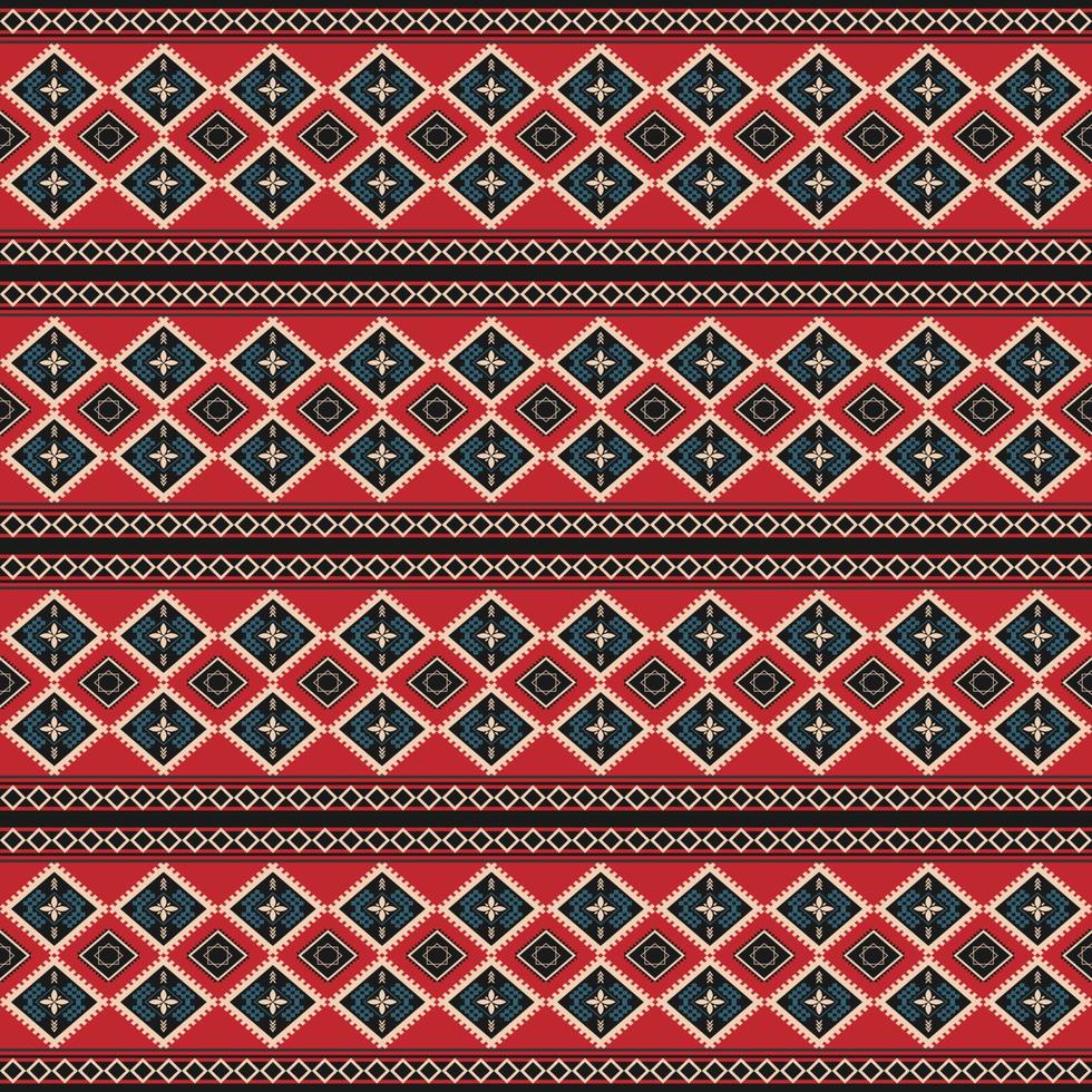 Seamless ethnic fabric pattern, Vector geometric design for fabric, cover book and background decoration.