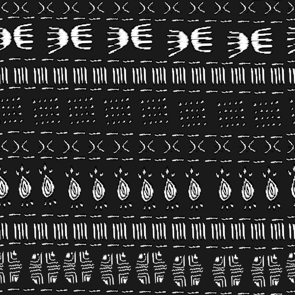 Seamless symbol ethnic pattern, Vector drawing design for fashion clothes, cover book, decoration background.