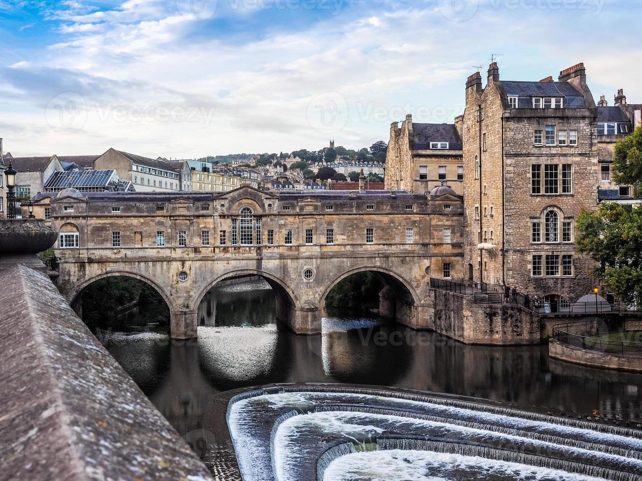 hdr puente pulteney en baño foto