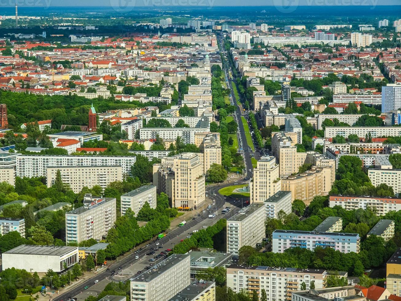 HDR Berlin aerial view photo